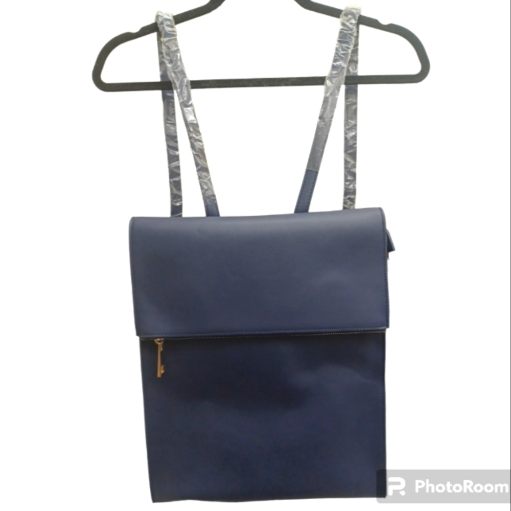 Summer & Rose Backpack Navy Blue Color Vegan leather